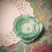 Robin's Egg Posy Hair Clip
