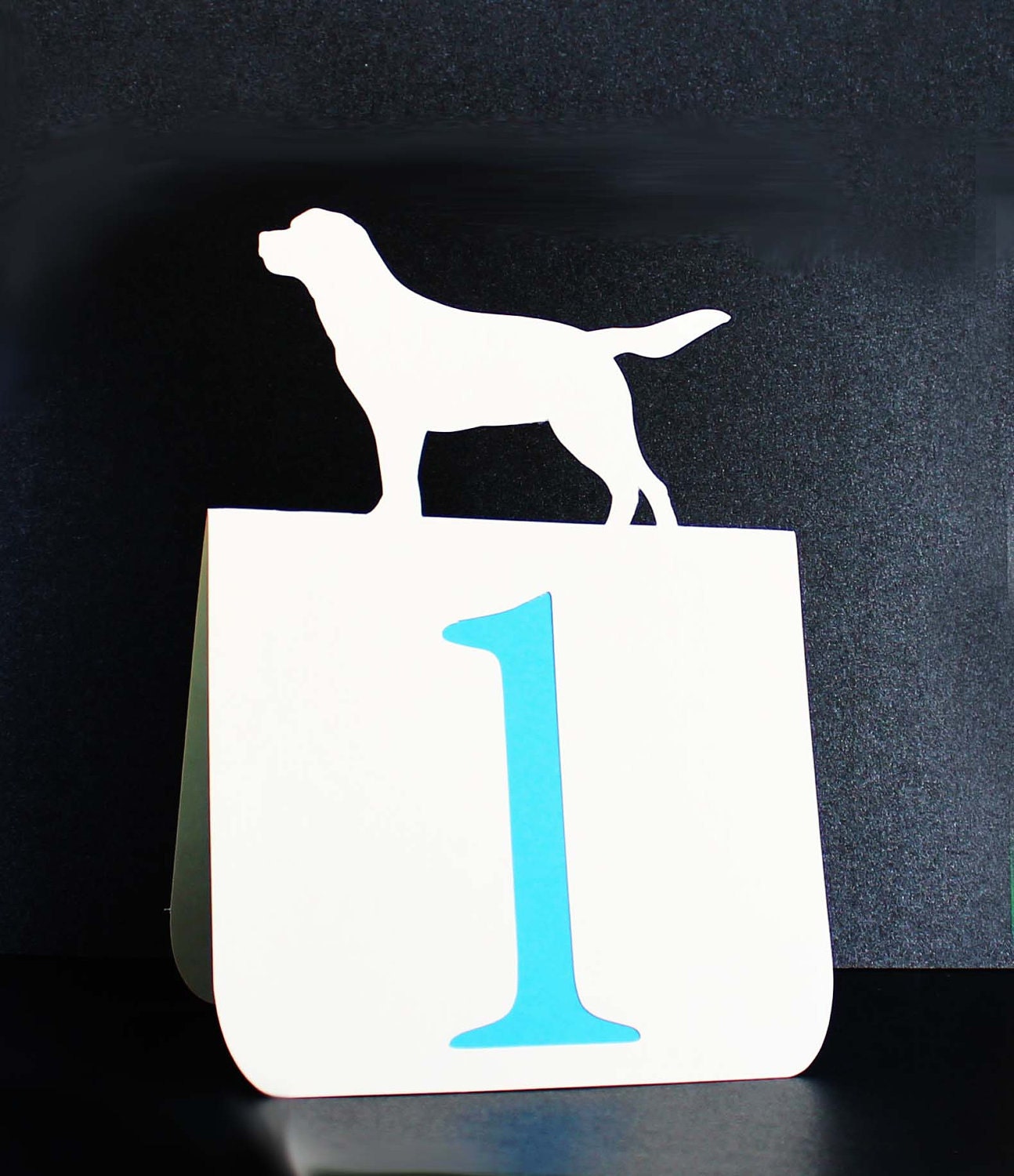 Wedding Dog Table Numbers 1 to 25