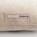 Ooh la la - recycled felt applique pillow 22"x 22" - more colors available