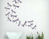 Dragonflies Wall Vinyl Decals Art Graphics Stickers