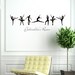 Personalized Ballerinas Wall Vinyl Decals Art Graphics Stickers