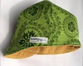 Green Beans REVERSIBLE Brimster - size 12M-2T