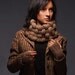 50% OFF Woven Cowl in Camel