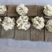 8 Burlap Silverware Holder Set of 8