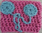 Summer Sale 20% off w/ code "Summer" Clearing Out Sale  Pinkish Coffee Sleeve w/ Teal Balloons  An easy & colorful way to mark your drink.