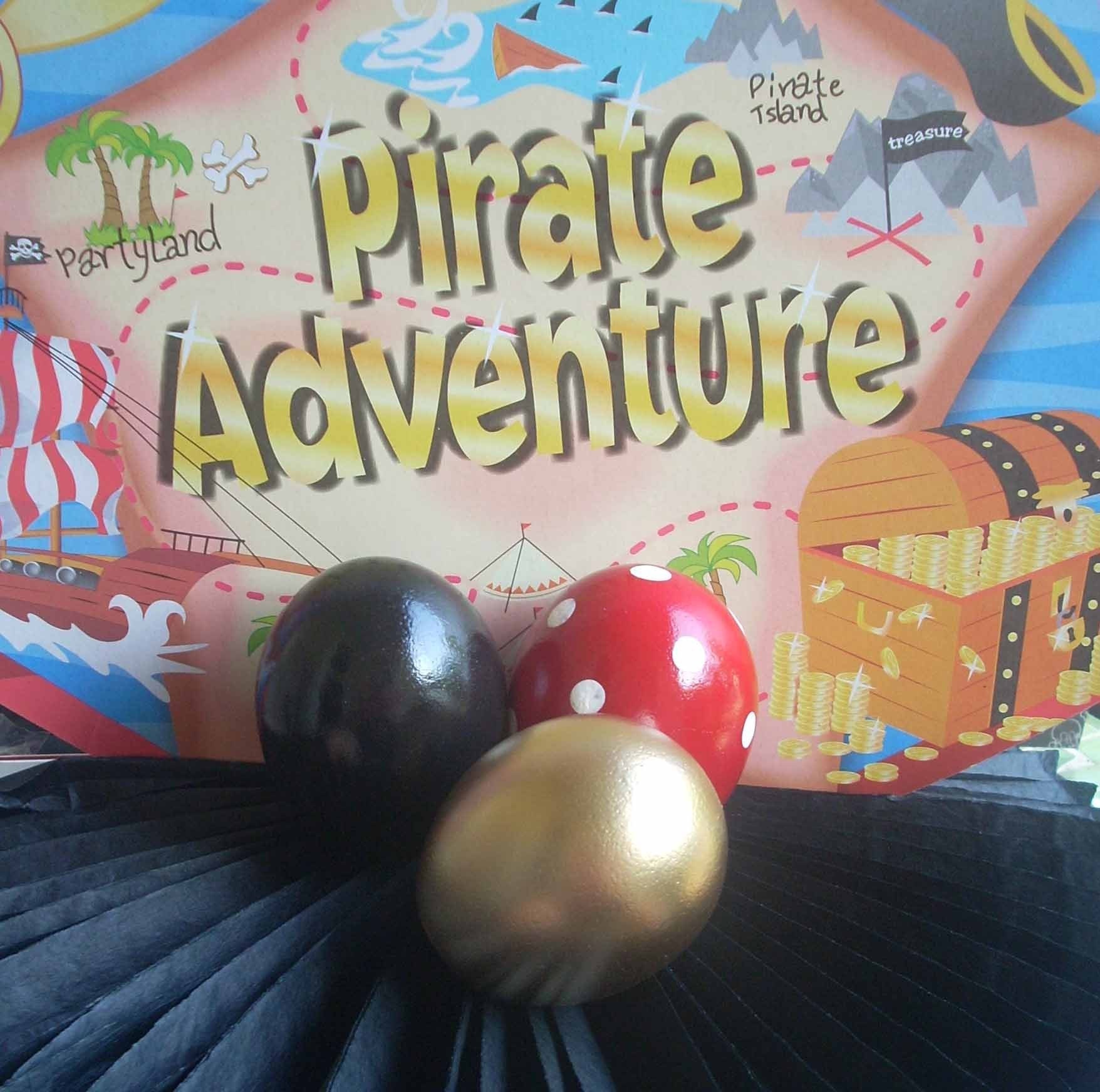 Cascarones (confetti eggs), TWO DOZEN, Pirate for birthday parties or Halloween.