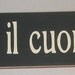 La Cucina 'e il Cuore Della Sede, The Kitchen is the heart of the home, Cucina,Italian U-Pick Color Sign