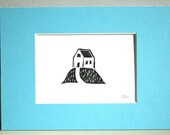 House on a Hill Print