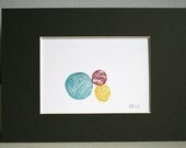 Balls of Yarn Print