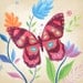 Butterfly Square 2 Art Print