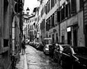 Via del Sole - 9" x 13" Giclée Fine Art Monochromatic Photograph with 1/2" border printed on Moab Entrada RAG 300 gsm BW