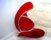 Birth Goddess Stained Glass Red Woman Doula Midwife Mothers Day Solstice Easter Yule Christmas Valentines Gift Original Design