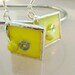 Yellow Banana Andy Warhol Retro Glass Earrings Iridescent Valentines Mothers Day Wedding Graduation Summer Wedding Birthday Gifts