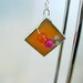 Peach Tangerine Tango Orange Earrings Glass Iridescent Summer Mothers Day Autumn Graduation Wedding Birthday Teen Gifts