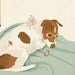 Morran's world - cute dog Print 8 x 11.5