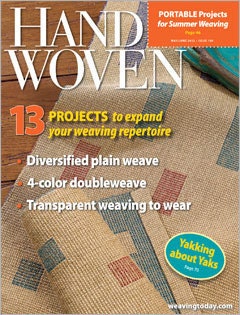 Handwoven Magazine --- May-June 2012 --- NEW
