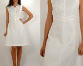 Vintage Winter White Dress