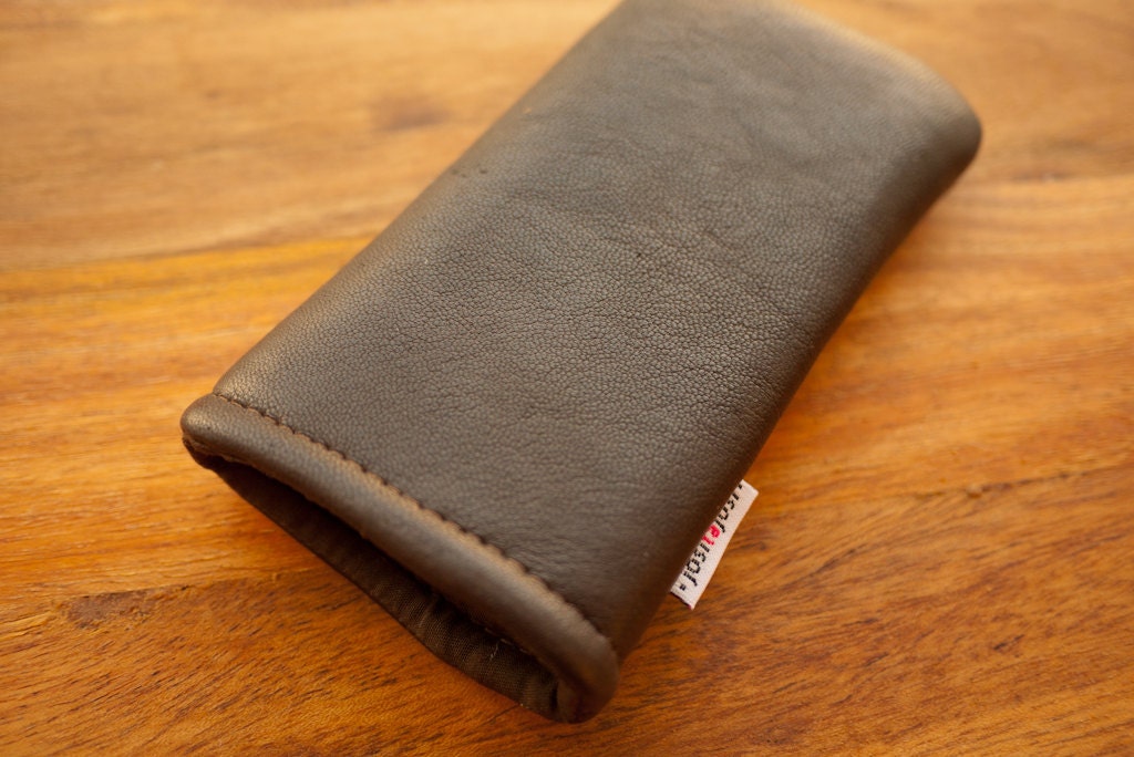 iPhone 5 Sleeve / iPhone 4S Sleeve  / iphone 5 case / iphone 5 cover / iphone 5 leather wallet / Nexus 4 - Brown Leather