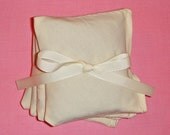 Lavender Sachets Set of four 4x4 in muslin