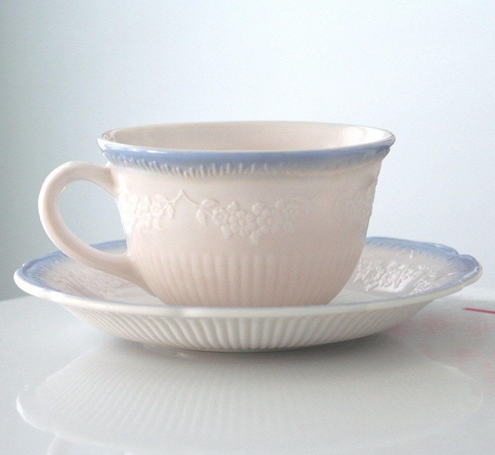 Anchor Hocking Vitrock Alice Cup and Saucer
