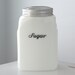 FREE SHIPPING - McKee Milk Glass Roman Arch Sugar Canister with Lid