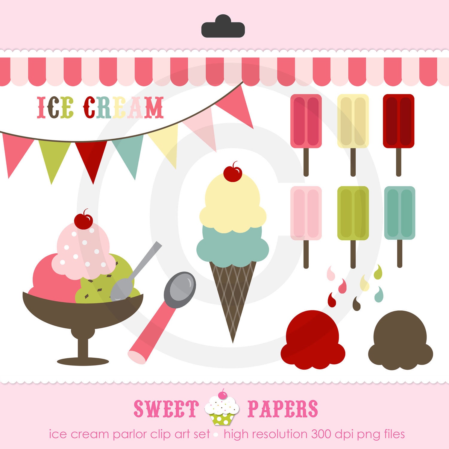 ice cream social clipart - photo #50