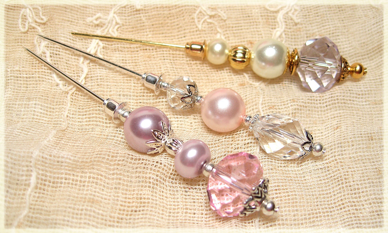 Vintage Style Stick Pins