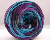 Hand Dyed T Shirt Yarn- Bruise 60 Yards