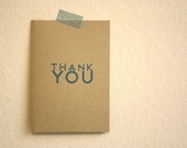 Thank You - Cyan - 4 Pack