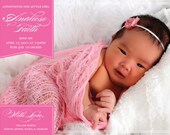 6 x 4 Birth Announcement Digital File