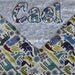 Personalized Stroller Baby Blanket in 2D Zoo Pool and Plush Minky, Custom
