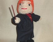 Ron Weasley Doll Crocheted 7 inches tall  Ready to Ship