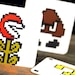 Mario Coasters 25% OFF SALE - Party Letterpress Nintendo Fun Super Mario Bros