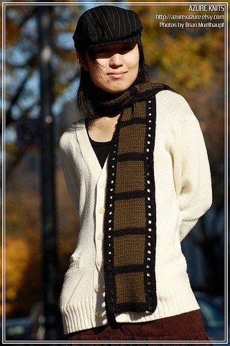 PATTERN - The Film Geek Filmstrip Scarf (PDF Data)