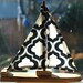 Black and White Wooden Sailboat