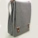 Messenger \/ 13 inch laptop bag - light gray cotton - by stash