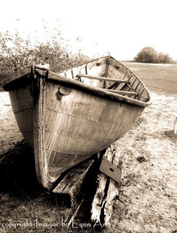 Old Wooden Life Boat 11x14 Unframed Original Fine Art Photograph