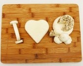 2 heart-shaped cheese molds (Coeur a la Creme style)