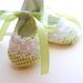 Gorgeous Green Gingham, Pixie Toes Baby Shoes ... Also available in Pink, Blue, Lavender & Yellow