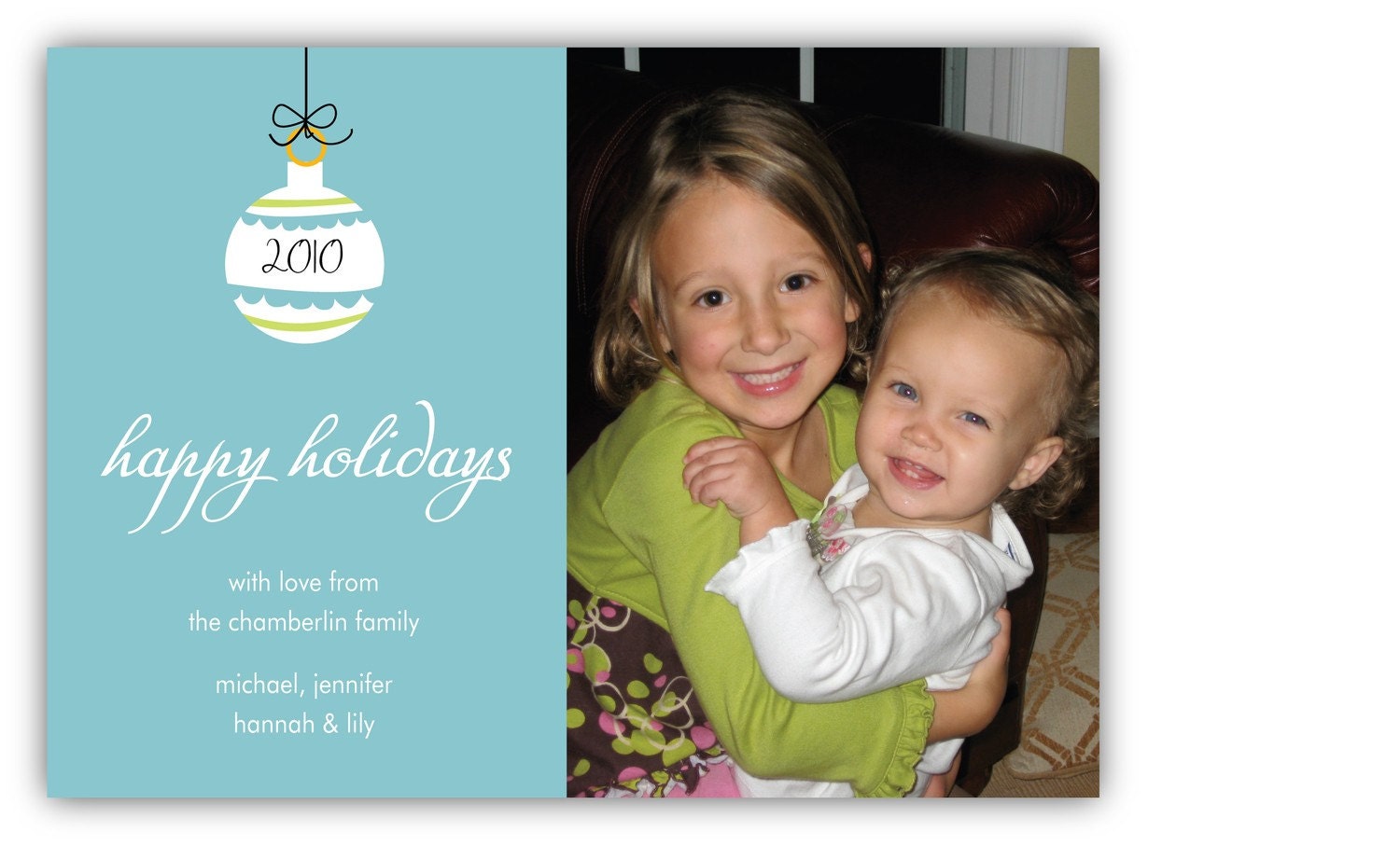 Ornament Holiday Photo Card, Custom, Printable, Digital Il_570xn