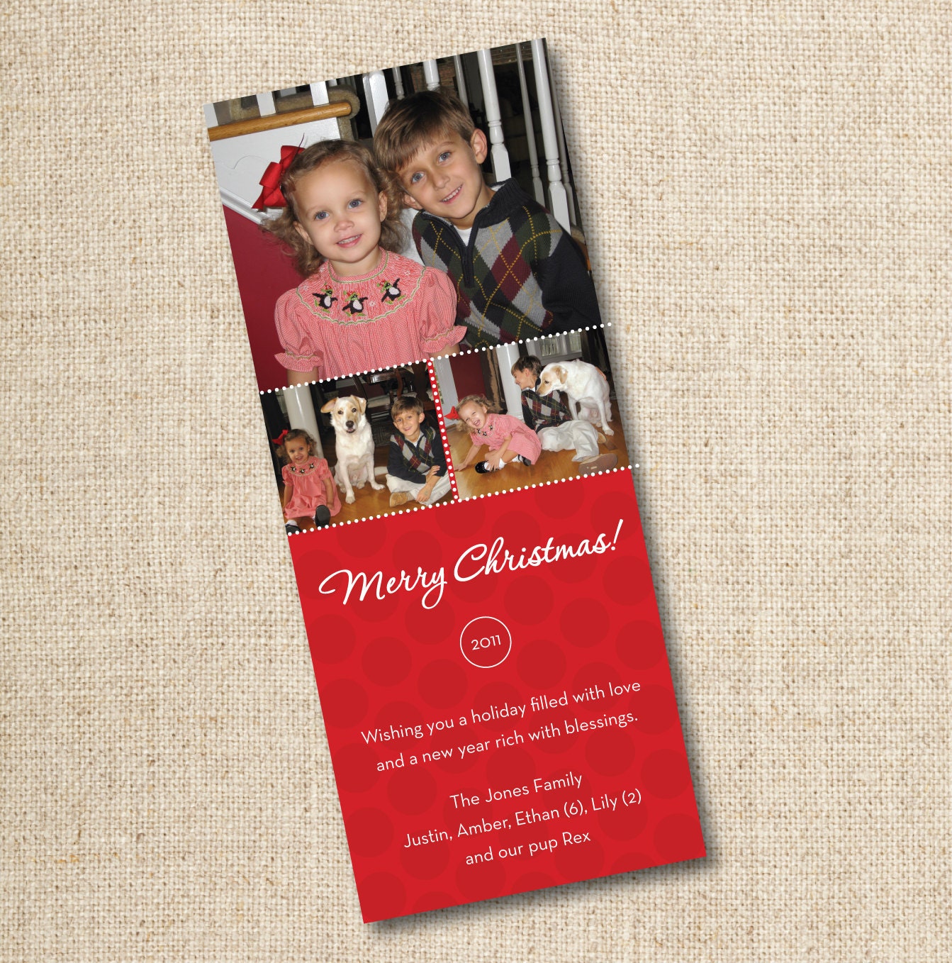 Holiday Photo Card, Custom, Printable, Digital Il_570xn