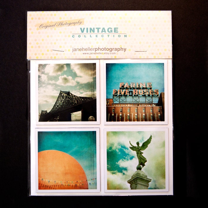 Montreal Landmarks Photo Magnet Set