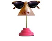 Nose Eyewear Display stand, women, sunglasses holder, quirky, pink base