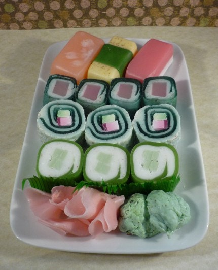 Sushi Soap Sampler, MEGA HUGE SET made to order