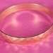 SALE - Diamond Cut Gold Tone Bangle