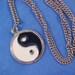 Yin Yang Medallion & Chain Necklace