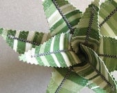 Fabric Leaf Potted Plant - Green Stripe Aloe Vera Succulent Mother's Day Gift Idea