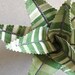 Fabric Leaf Potted Plant - Green Stripe Aloe Vera Succulent