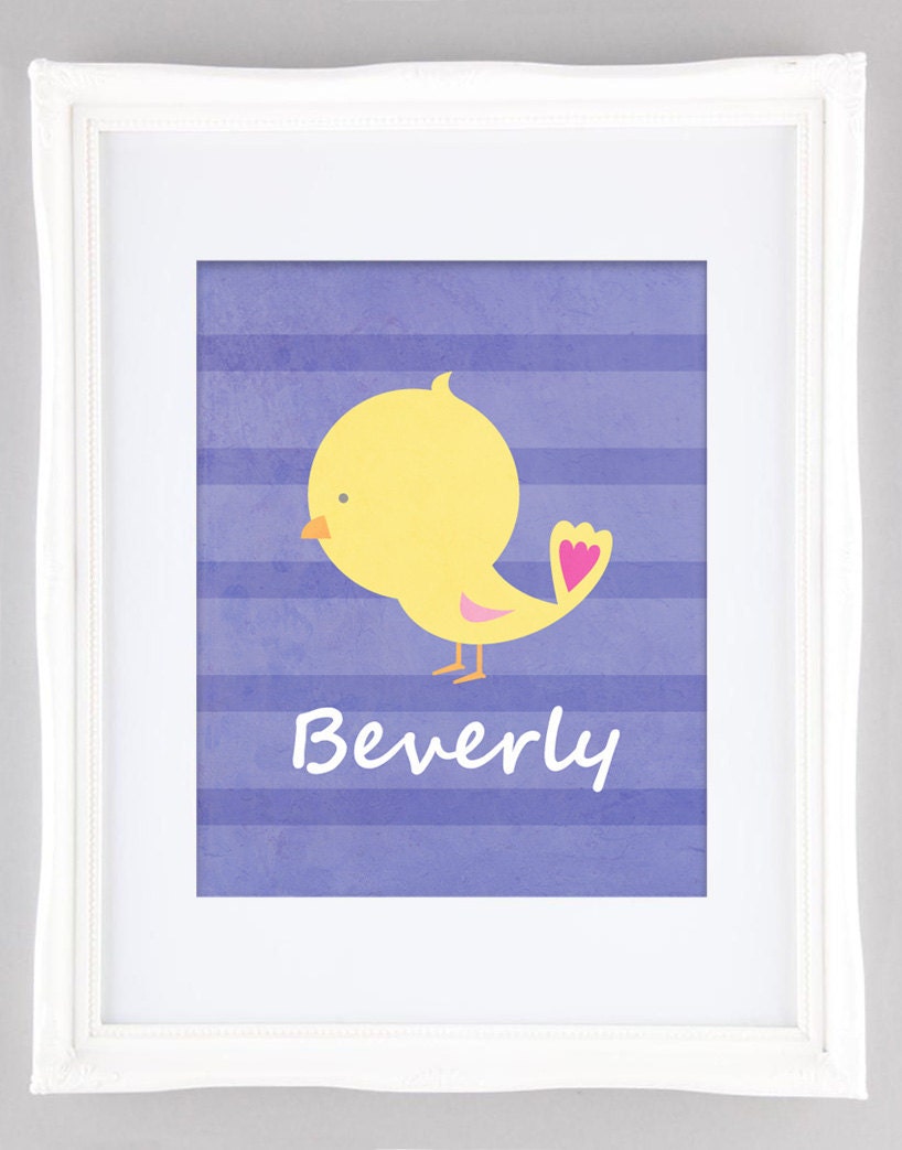 Baby Chick Custom Wall Art 8x10, Printable Il_570xn