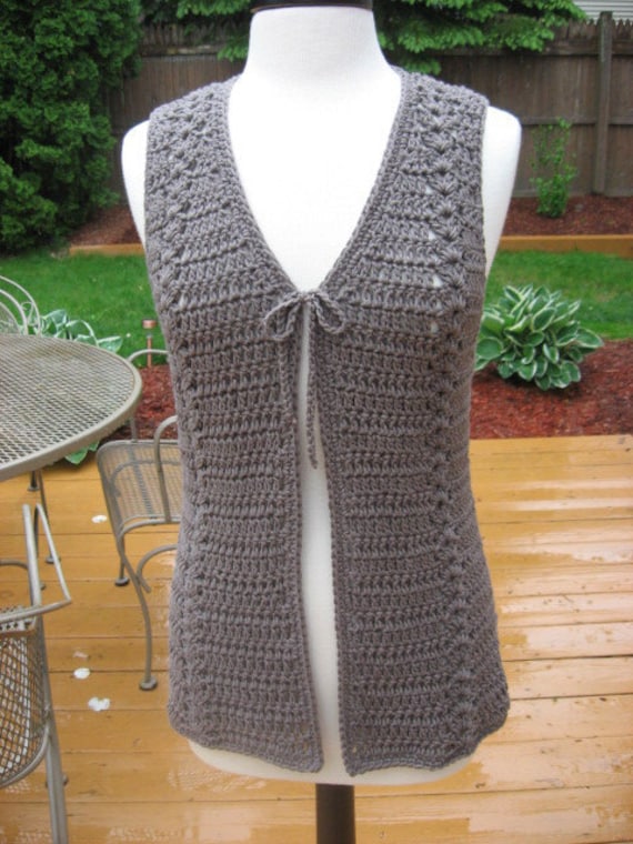 Crochet Pattern Meadows Vest with Matching by